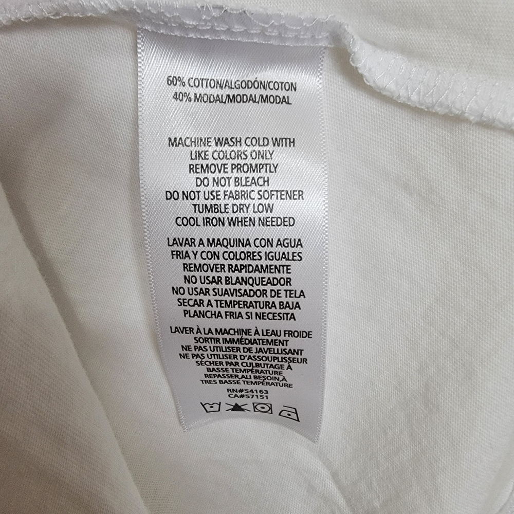 Calvin Klein Rainbow White Logo Crew Neck Muscle Tee Tank Top XS - Picture 6 of 6